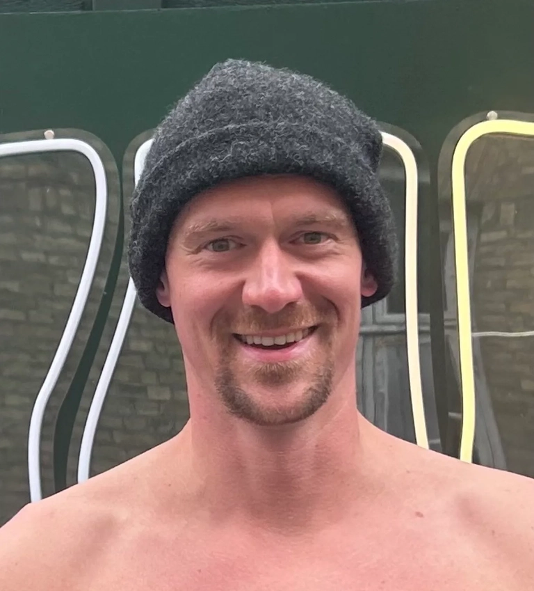Philipp after a saunagus session