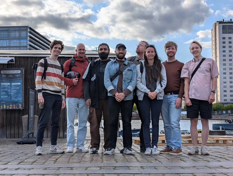 The Ocean team by the harbour in Copenhagen